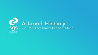 A Level History Course Overview Presentation [upl. by Nirad]