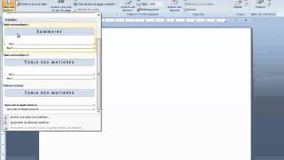 Créer un sommaire dans Word [upl. by Pangaro38]