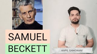 Samuel Beckett Irish playwright Waiting for godot  in hindi [upl. by Ziguard398]