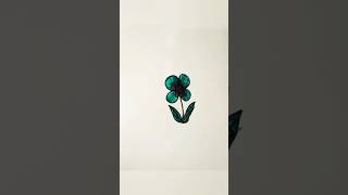 Green flowerdrawing subscribe support drawingtutorials [upl. by Orag]