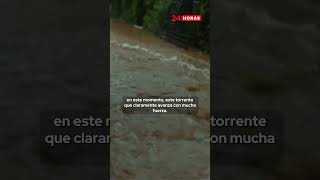 Desborde de estero inundó casas en Concón  24 Horas TVN Chile [upl. by Eniroc]