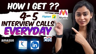 How did I start getting interview calls everyday using Naukri amp LinkedIn [upl. by Inat158]