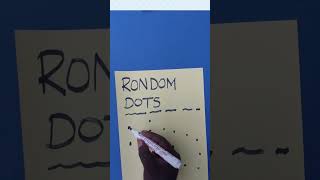 Connecting Random Dots Prewriting Skills [upl. by Attegroeg]