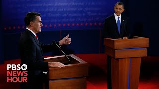 Obama vs Romney The first 2012 presidential debate [upl. by Gnilrac]