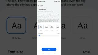 How to update oppo mobile font and sizehttpswwwfacebookcomanujkumarplkmibextidZbWKwL [upl. by Airb654]