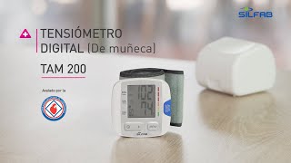 Modo de Uso Tensiómetro Automático de Muñeca SILFAB TAM200 [upl. by Higgs]