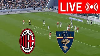 🔴 In Diretta  MilanLecce  Serie A TIM 2324  Partita in diretta oggi [upl. by Derrick]