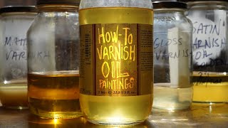 How To Varnish an Oil Painting  Materials Prep Procedures amp Safety Tips [upl. by Susanna]