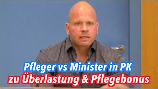 Intensivpfleger vs Minister Spahn in Pressekonferenz [upl. by Morita723]