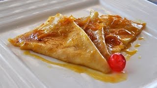 Crepes Suzette  Recetas Mallorquinas [upl. by Remington922]