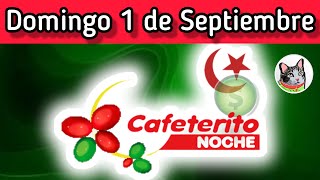 Resultado EL CAFETERITO NOCHE Domingo 1 de Septiembre de 2024 [upl. by Scornik497]