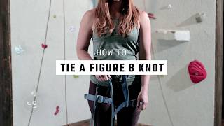 How to Tie a Figure 8 Knot Basic Belaying Knot  BeAlive in 45 [upl. by Goldfinch]