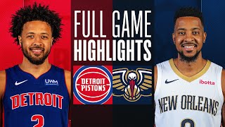 PISTONS at PELICANS  FULL GAME HIGHLIGHTS  November 2 2023 [upl. by Yenreit]