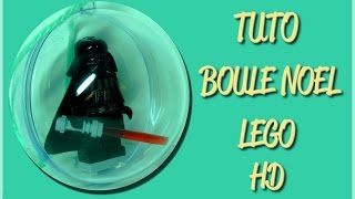 FABRIQUER DECORATION BOULE NOEL STAR WARS  TUTORIEL LEGO DIY DARK VADOR [upl. by Amelia]