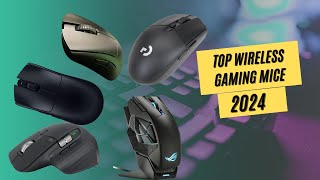 Top 5 wireless gaming mice 2024  Best wireless mouse for gaming [upl. by Aiuoqes]