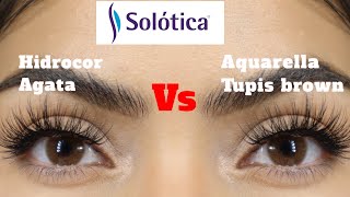 SOLOTICA HIDROCOR AGATA Vs TUPIS BROWN Real Raw Review COMPARISON [upl. by Quickel916]