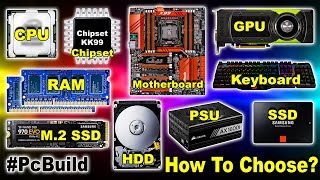 How To Choose PC Components CPU Chipset Motherboard RAM Beginners Complete Guide 2019  Hindi [upl. by Neelrak860]