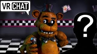 Freddy Hires A Day Guard in VRChat [upl. by Ennahgem]