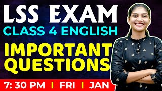 LSS Exam English  Important Questions  Exam Winner LSS [upl. by Akiem]