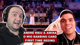 First Time Seeing André Rieu amp Amira Willighagen  O Mio Babbino Caro  TEACHER PAUL REACTS [upl. by Morrell]