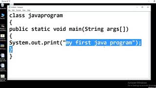 how to compile and execute java program [upl. by Ahsaelat659]