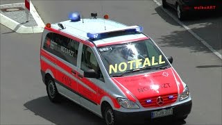 Notfall in Waldenbuch  Alarmfahrt Rettungswagen Notarzt ambulance emergency surgeon car [upl. by Casi]