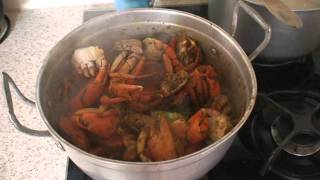 Recette de cuisine Matoutou de crabes de Martinique [upl. by Llerred]