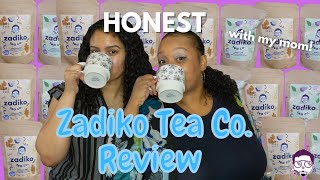 HONEST Zadiko Tea Co Review ft My Mom [upl. by Mirabel]