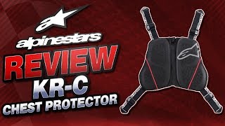 Alpinestars Nucleon KRC Chest Protector Review from Sportbiketrackgearcom [upl. by Auohc]