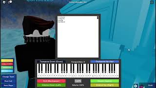 Aruarian Dance by Nujabes on Roblox piano sheets in bio [upl. by Butch]