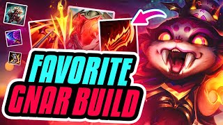 MY FAVORITE GNAR BUILD OF ALL TIME IS BACK ONHIT TANK GNAR IS BACK PreSeason 14 Gnar Gameplay [upl. by Htnicayh]