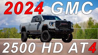 2024 GMC 2500 AT4 on the ZONEoffroadproducts 5 Lift Kit [upl. by Krauss]