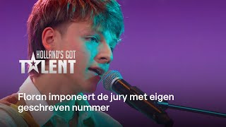 Floran brengt iedereen in trance met PRACHTIGE original ‘Even Geen Tijd’  Hollands Got Talent [upl. by Zulch386]