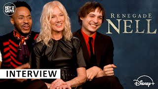 Renegade Nell  Joely Richardson Frank Dillane Enyi Okoronkwo on discovering the new shows magic [upl. by Mohn354]