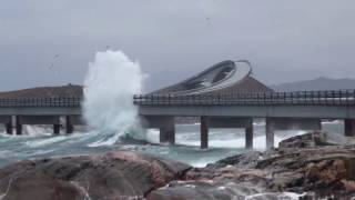 Giant waves hits the Atlantic Ocean Road [upl. by Oijres390]