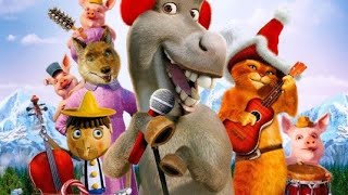 DVD OpeningWalkthrough of Donkeys Christmas ShrekTacular 2010 DVD [upl. by Lenes]