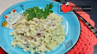 ♥︎ Macaroni à la crème Fleurette et au fromage recette facile ♥︎ Chez Nguyen ♥︎ i like cooking ♥︎ [upl. by Ardnikal]