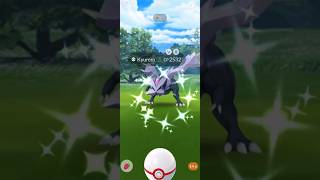 Getting Lucky With ✨Shiny Kyurem RAID in pokemongo [upl. by Aissilem]