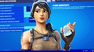 THE BEST Keyboard  Mouse Settings  DPI  Sensitivity PC FORTNITE Chapter 3 AIMBOT SETTINGS [upl. by Erej364]