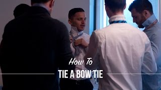 How To Tie A Bow Tie For Dummies  The Bow Tie Guy [upl. by Norm]