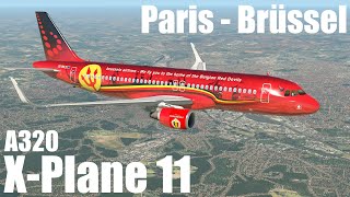 XPlane 11  Die Essenz des JAR Designs auf dem Weg von Paris nach Brüssel Schweizerdeutsch [upl. by Kathlene]