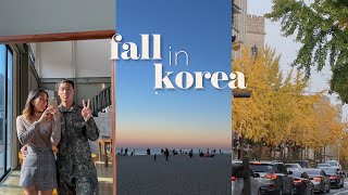 a forgotten fall vlog 🍂 visiting my military boyfriend sokcho roadtrip rest stop university life [upl. by Arimak391]