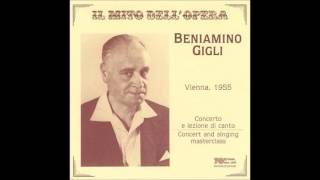 Beniamino Giglis Singing Masterclass  Vienna 1955  Part Two [upl. by Karli]