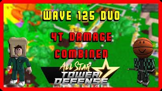 Wave 125 duo ft BigHeadGamer23   All Star Tower Defense [upl. by Efram]