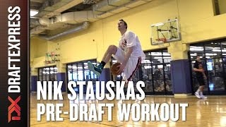 Nik Stauskas PreDraft Workout and Interview [upl. by Ttenaj]