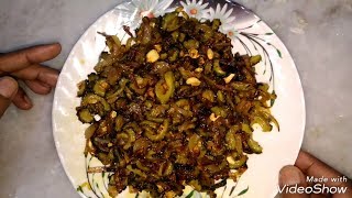 KARELE KA BHUJIA  THE LATEST ONION VERSION OF KARELA KA BHUJIA  VERY TASTY [upl. by Akemrehs]