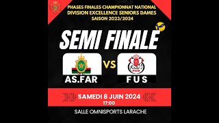 SEMI FINALE 1 ASFAR VS FUS [upl. by Atterbury]