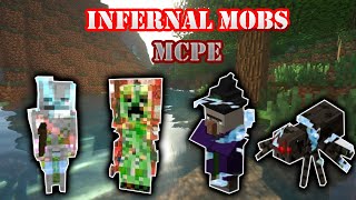 Infernal Mobs Addon mods para Minecraft PE 113114  Mods de Karmaland D [upl. by Adnawad]