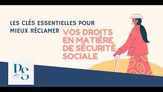 PRO SÉCU  ÉTAPES INDISPENSABLES POUR LA RÉCLAMATION EN MATIÈRE DE SÉCURITÉ SOCIALE [upl. by Yeknarf537]