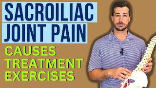 Sacroiliac Joint Pain Diagnosis Treatment amp Exercises  Dr Peter Turner [upl. by Leandra]